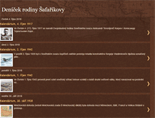 Tablet Screenshot of blog.safarikovi.org